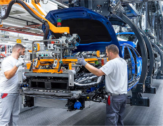 Acetone in automotive parts manufacturing